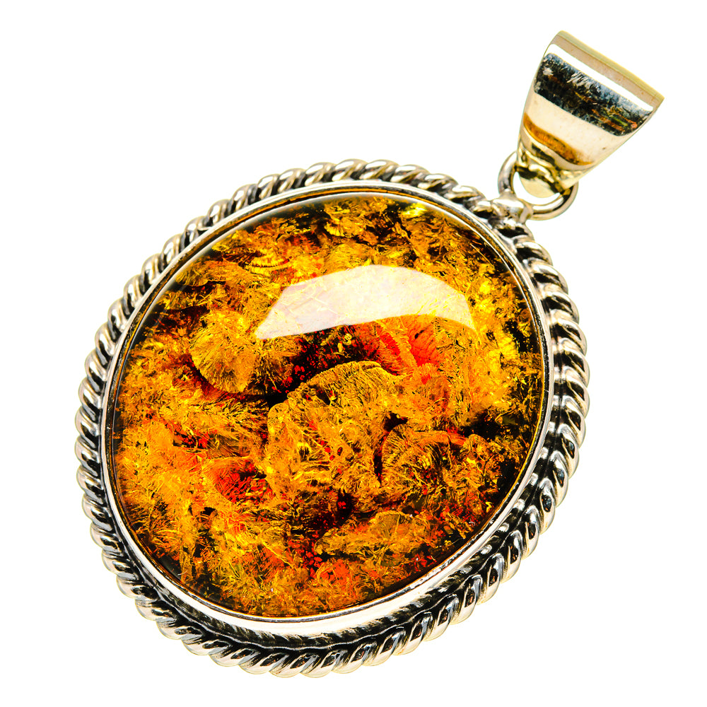 Baltic Amber Pendants handcrafted by Ana Silver Co - PD754896