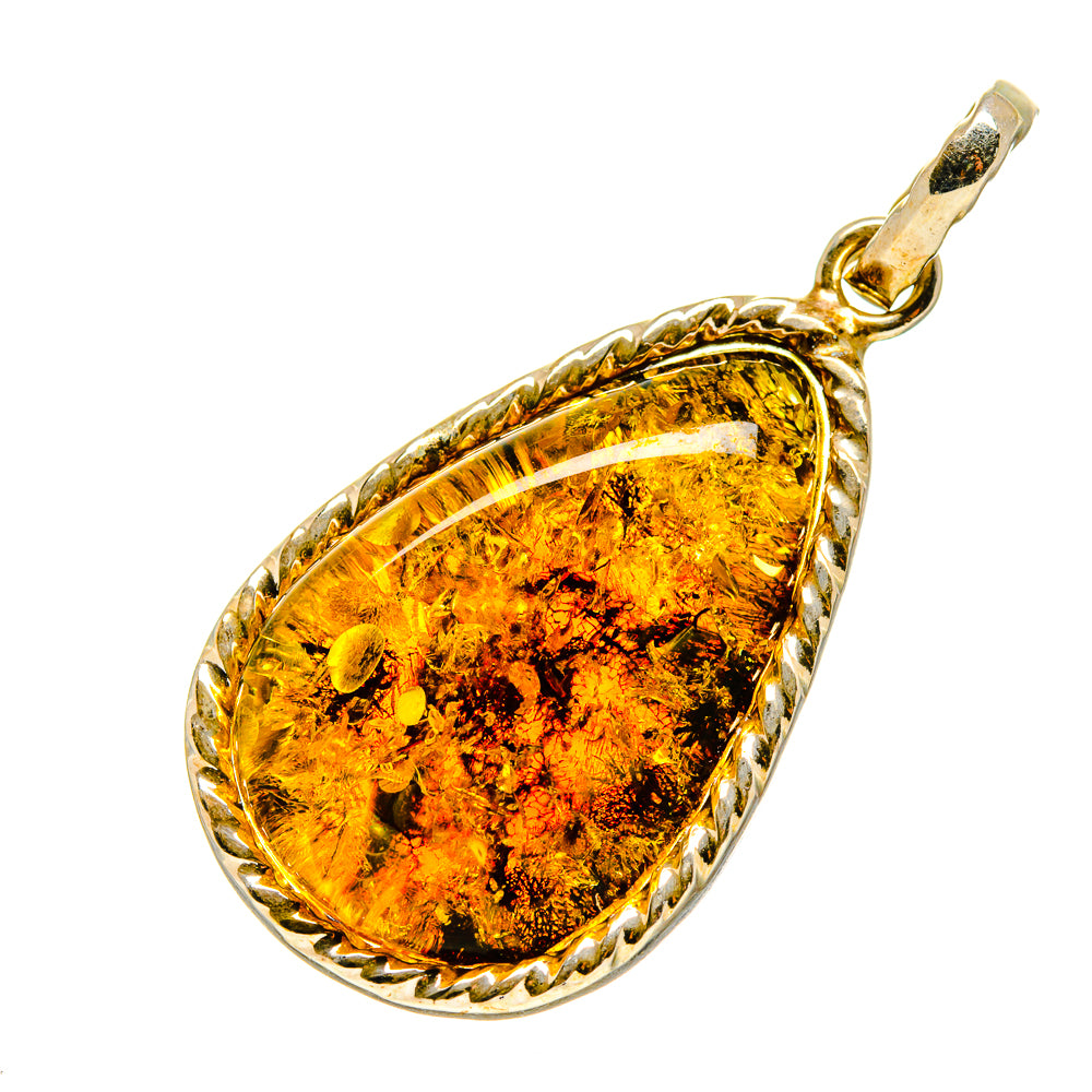 Baltic Amber Pendants handcrafted by Ana Silver Co - PD754900
