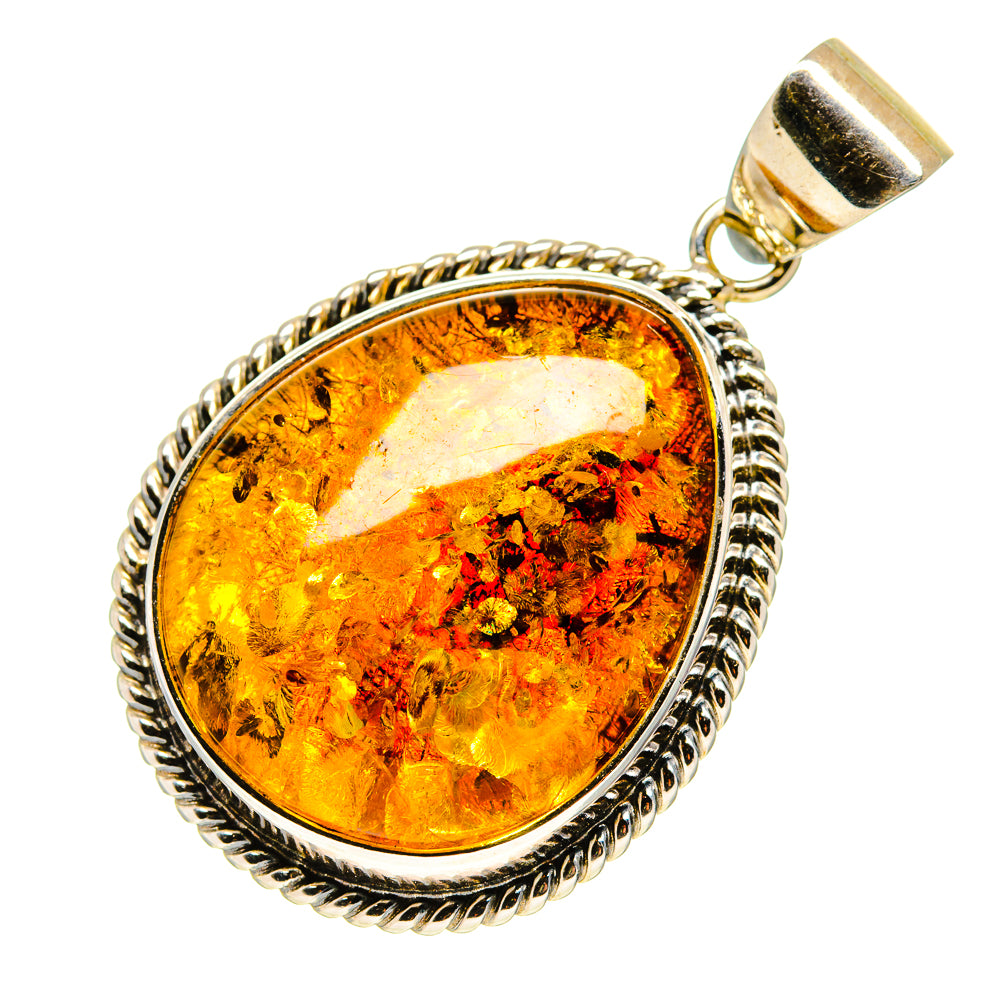 Baltic Amber Pendants handcrafted by Ana Silver Co - PD754901