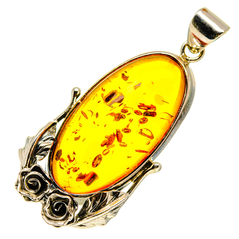 Baltic Amber Pendants handcrafted by Ana Silver Co - PD754904