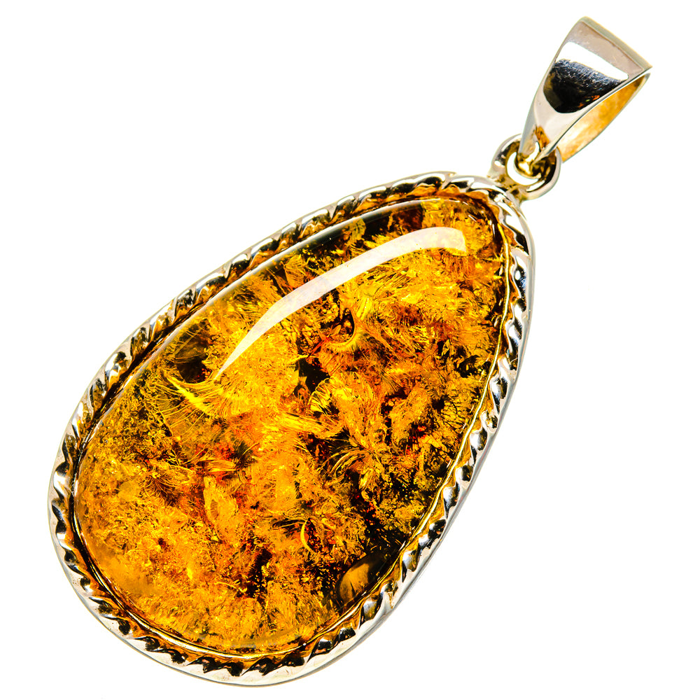 Baltic Amber Pendants handcrafted by Ana Silver Co - PD754908