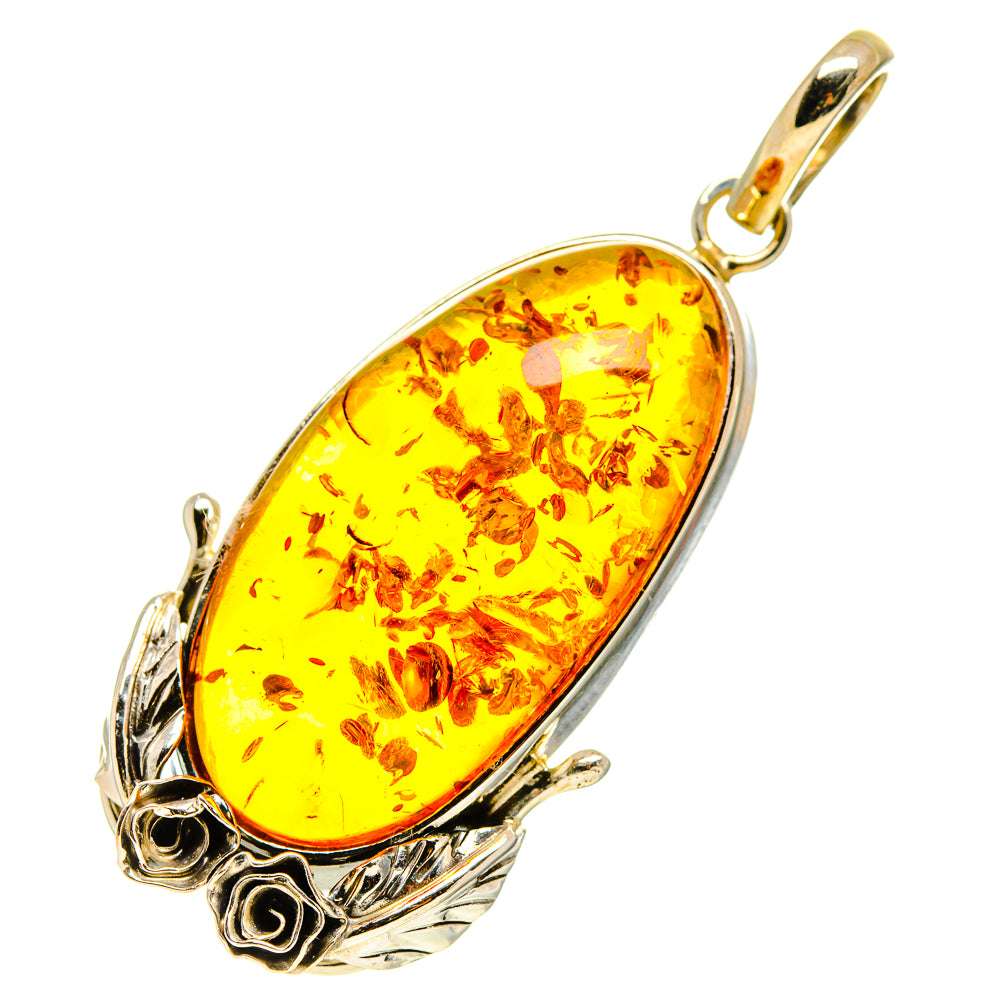 Baltic Amber Pendants handcrafted by Ana Silver Co - PD754911