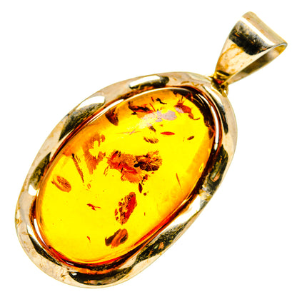 Baltic Amber Pendants handcrafted by Ana Silver Co - PD754917