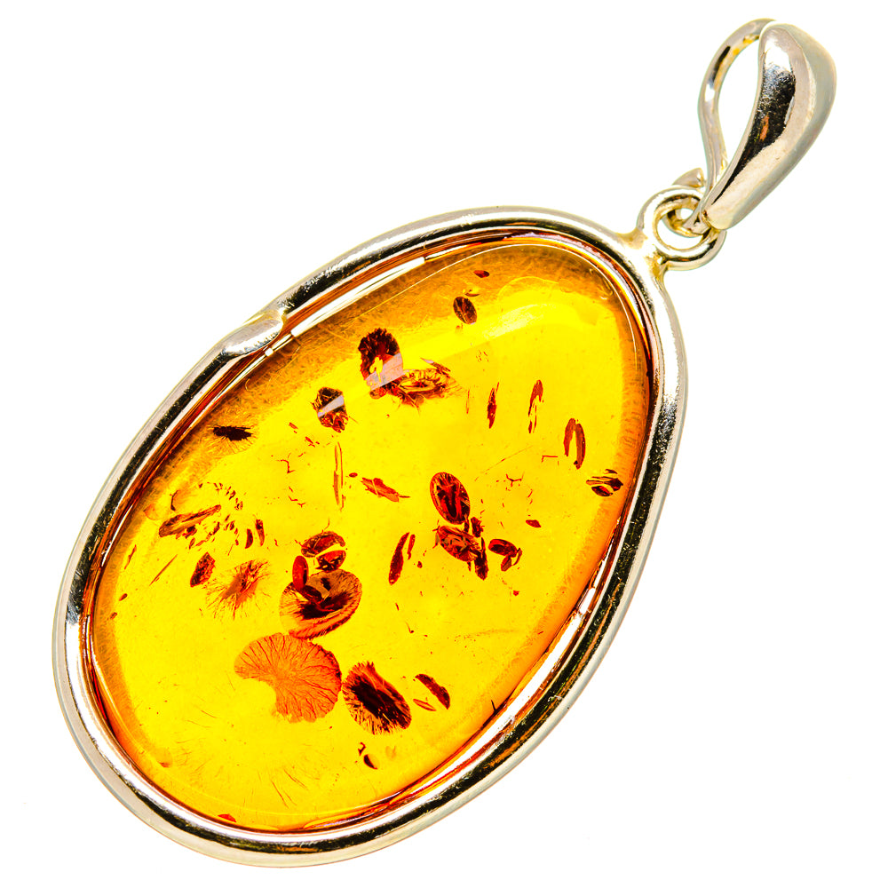 Baltic Amber Pendants handcrafted by Ana Silver Co - PD754918