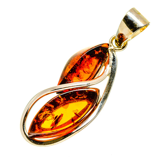 Baltic Amber Pendants handcrafted by Ana Silver Co - PD754921