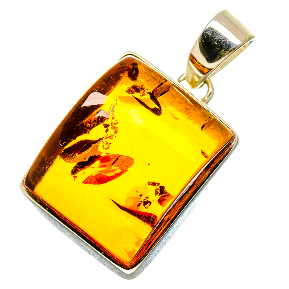 Baltic Amber Pendants handcrafted by Ana Silver Co - PD754925