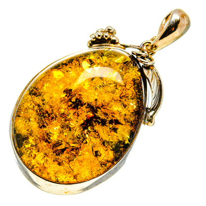 Baltic Amber Pendants handcrafted by Ana Silver Co - PD754930