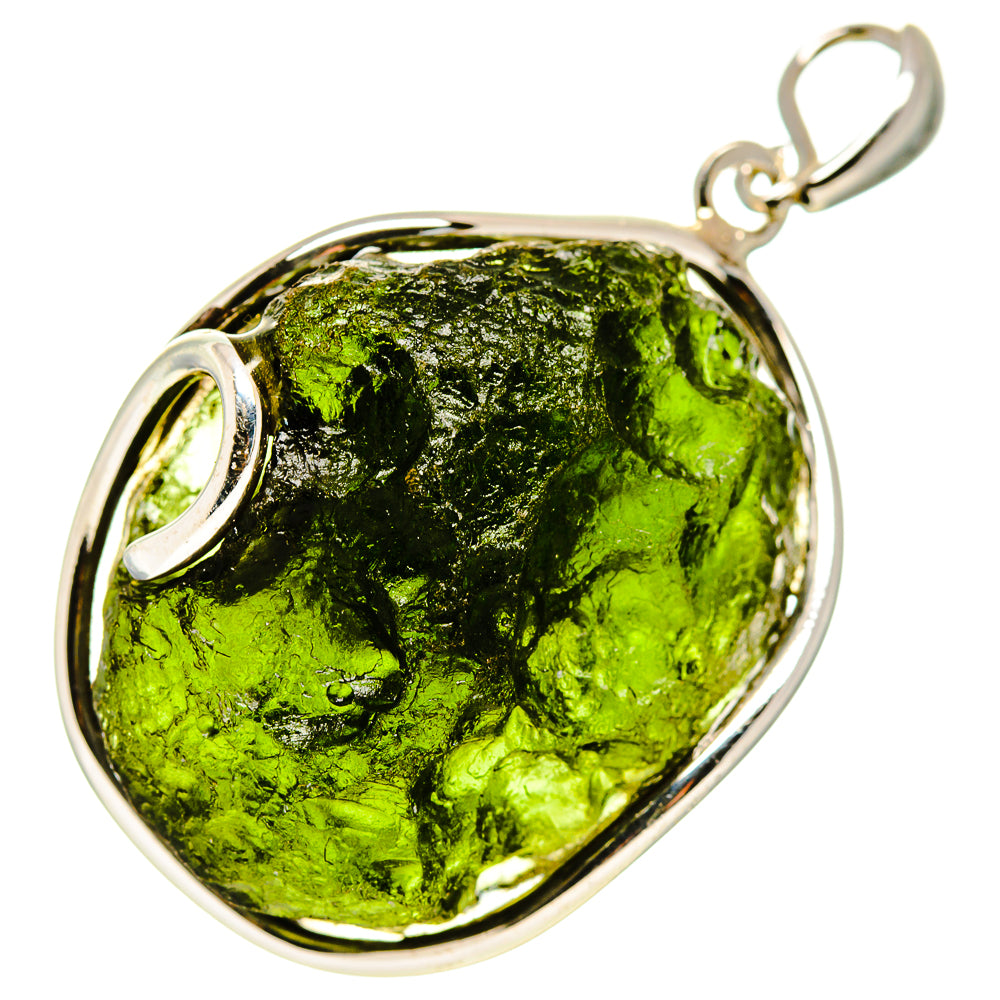 Czech Moldavite Pendants handcrafted by Ana Silver Co - PD754936