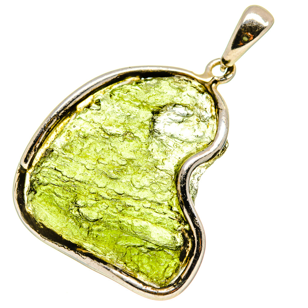 Czech Moldavite Pendants handcrafted by Ana Silver Co - PD754937