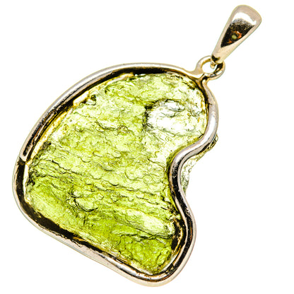 Czech Moldavite Pendants handcrafted by Ana Silver Co - PD754937