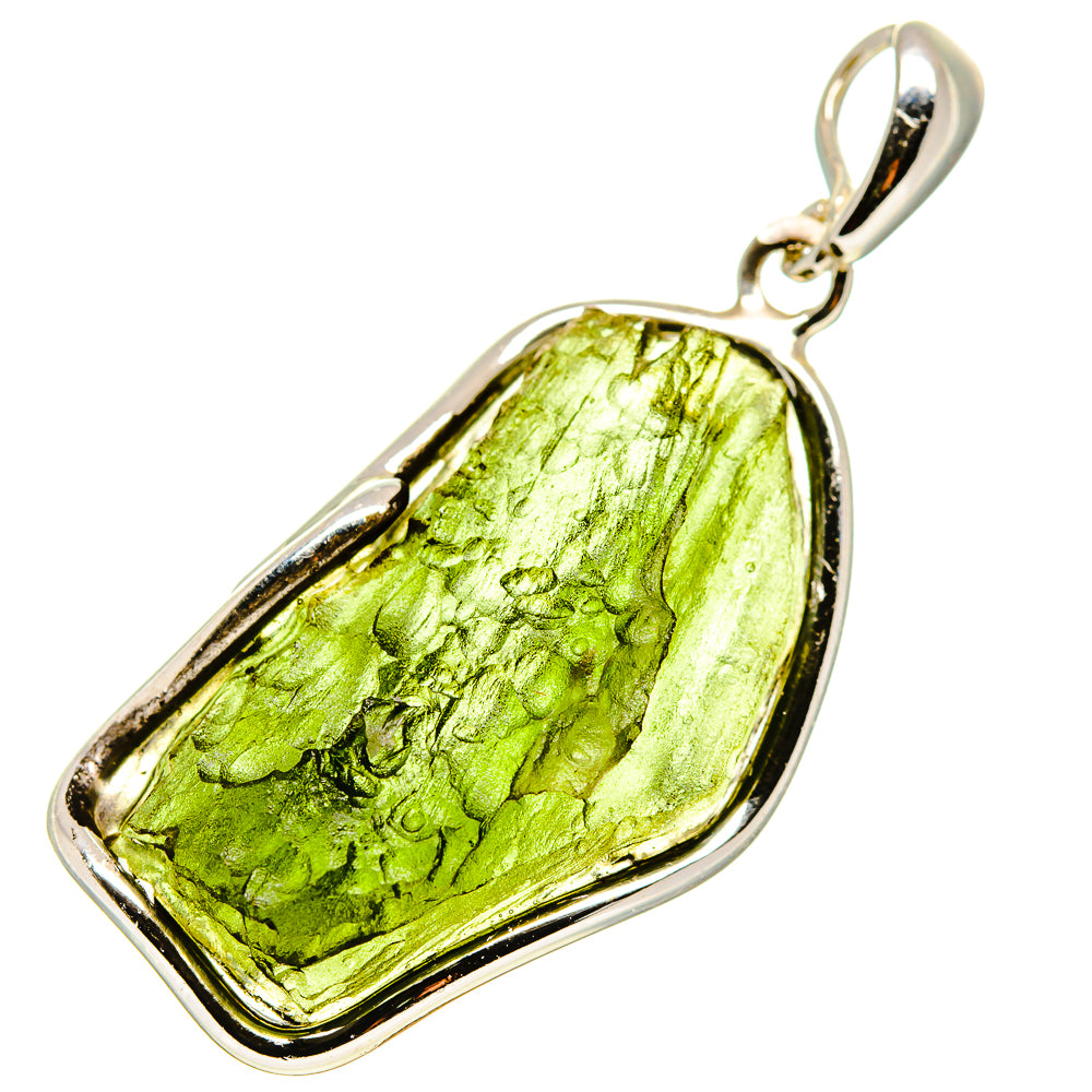 Czech Moldavite Pendants handcrafted by Ana Silver Co - PD754938