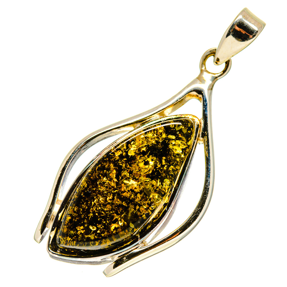 Baltic Amber Pendants handcrafted by Ana Silver Co - PD754941
