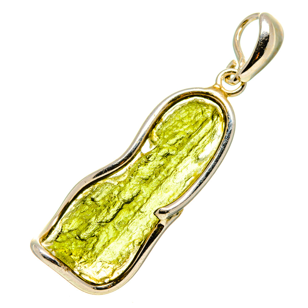 Czech Moldavite Pendants handcrafted by Ana Silver Co - PD754944