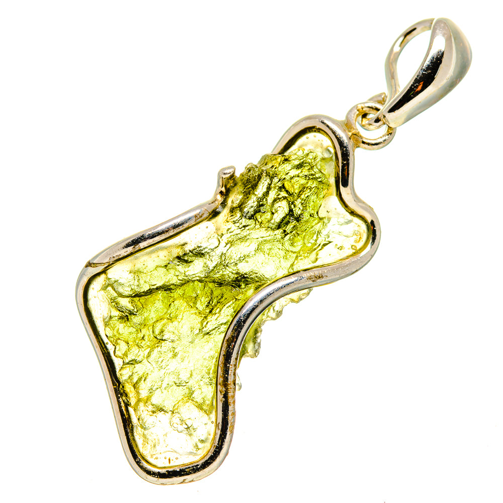 Czech Moldavite Pendants handcrafted by Ana Silver Co - PD754948