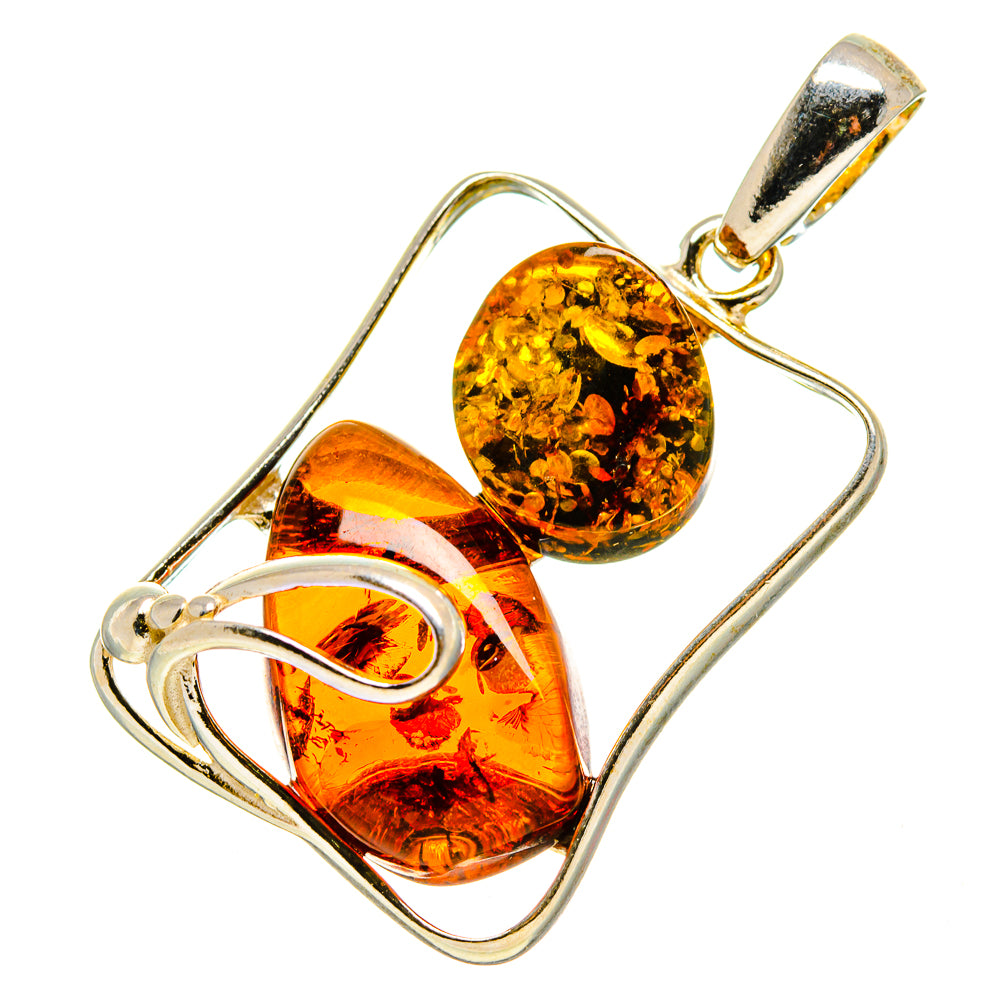 Baltic Amber Pendants handcrafted by Ana Silver Co - PD754952