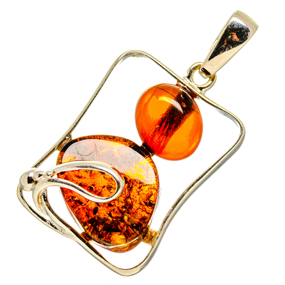 Baltic Amber Pendants handcrafted by Ana Silver Co - PD754953