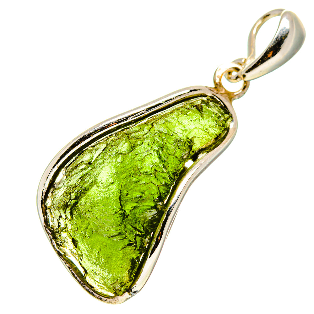 Czech Moldavite Pendants handcrafted by Ana Silver Co - PD754954