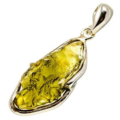 Czech Moldavite Pendants handcrafted by Ana Silver Co - PD754955