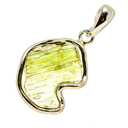 Czech Moldavite Pendants handcrafted by Ana Silver Co - PD754956