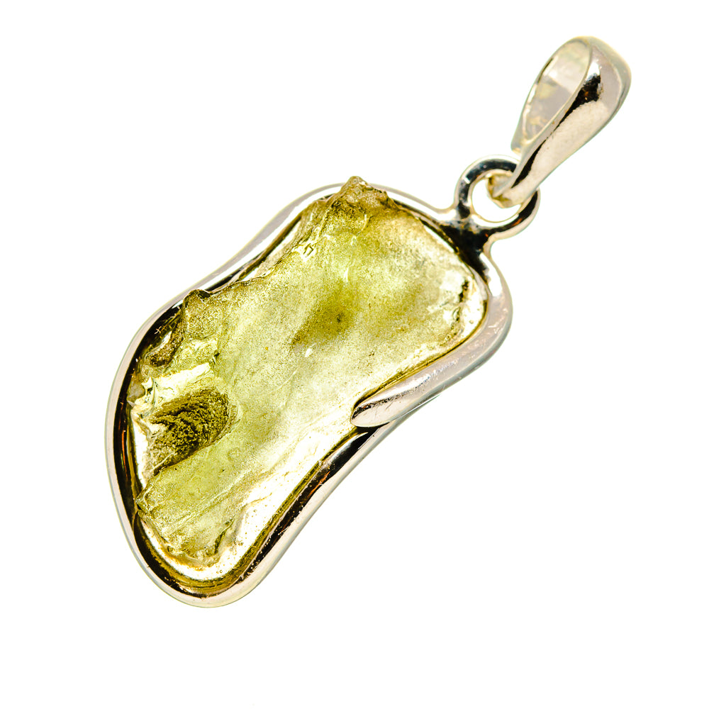 Czech Moldavite Pendants handcrafted by Ana Silver Co - PD754957