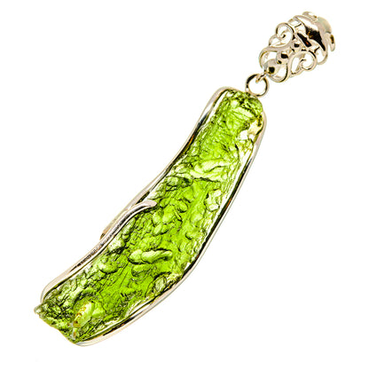 Czech Moldavite Pendants handcrafted by Ana Silver Co - PD754965