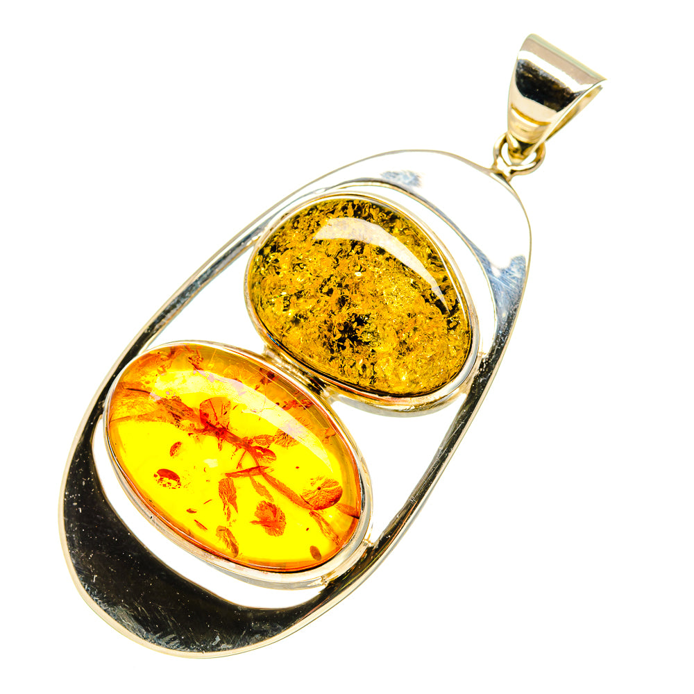 Baltic Amber Pendants handcrafted by Ana Silver Co - PD754972