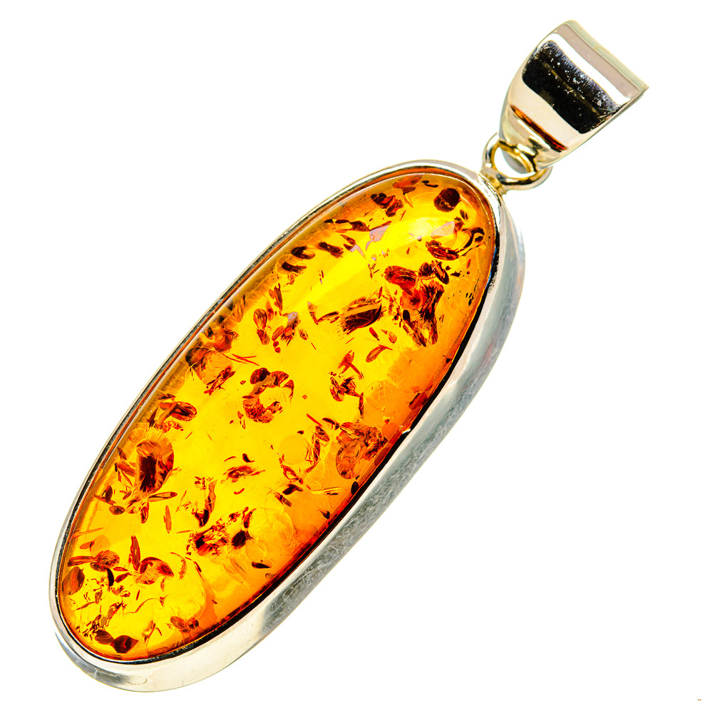 Baltic Amber Pendants handcrafted by Ana Silver Co - PD754980