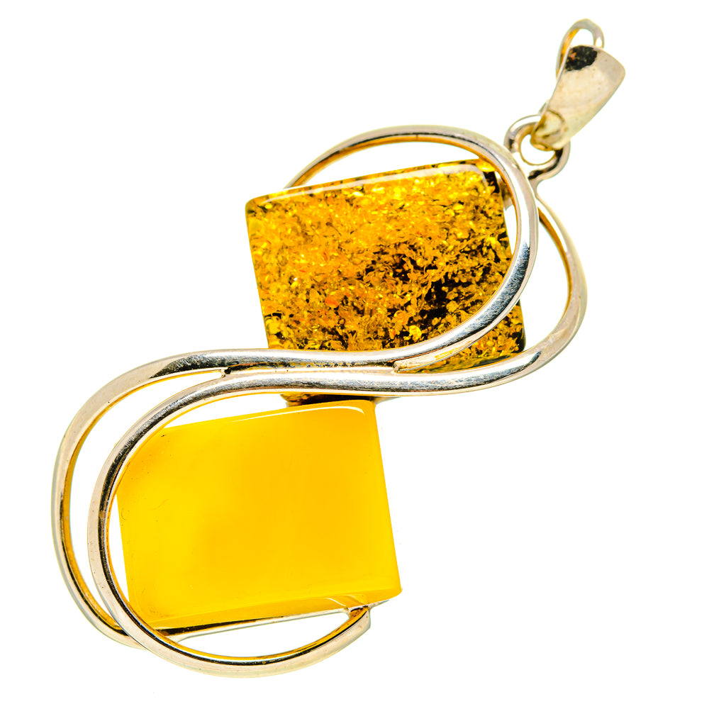 Baltic Amber Pendants handcrafted by Ana Silver Co - PD754990