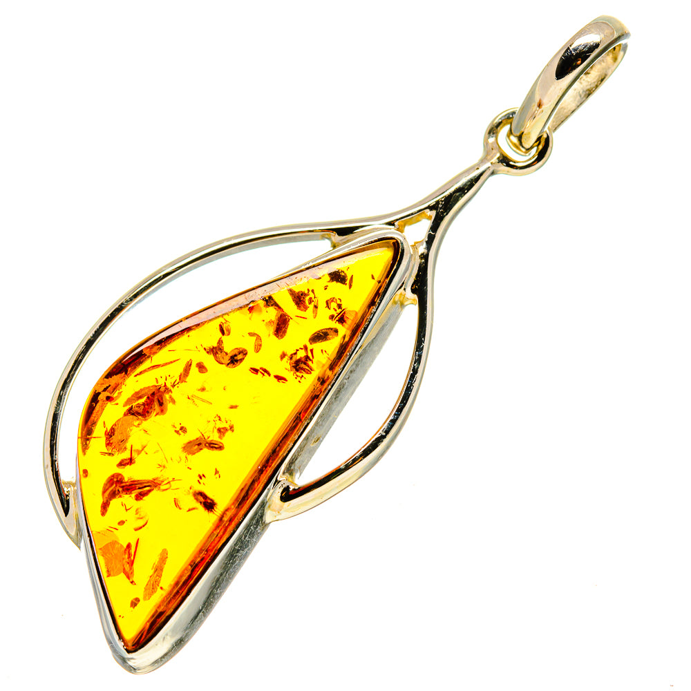 Baltic Amber Pendants handcrafted by Ana Silver Co - PD754994