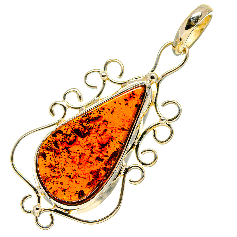 Baltic Amber Pendants handcrafted by Ana Silver Co - PD754996