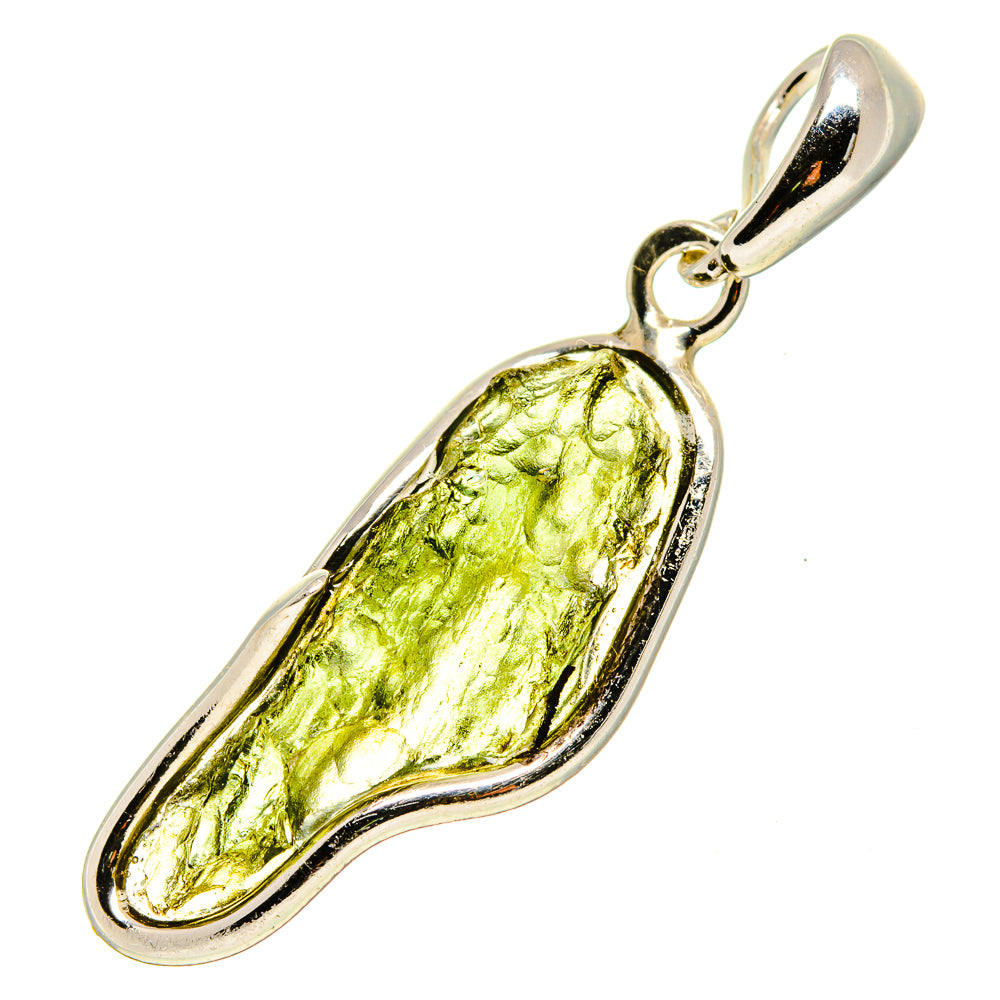 Czech Moldavite Pendants handcrafted by Ana Silver Co - PD755004