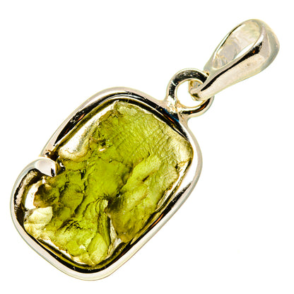 Czech Moldavite Pendants handcrafted by Ana Silver Co - PD755006