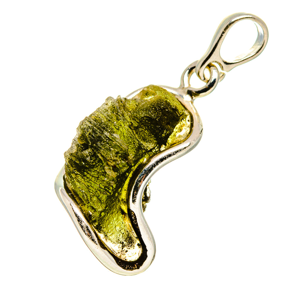 Czech Moldavite Pendants handcrafted by Ana Silver Co - PD755007