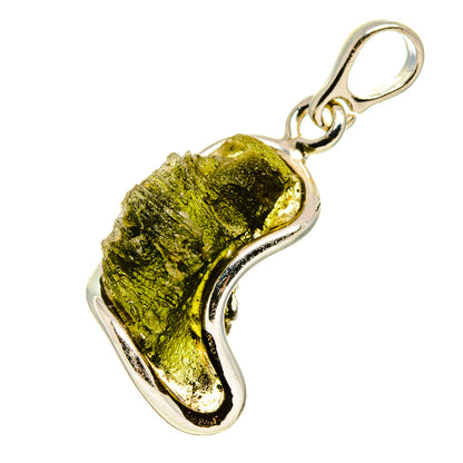 Czech Moldavite Pendants handcrafted by Ana Silver Co - PD755007
