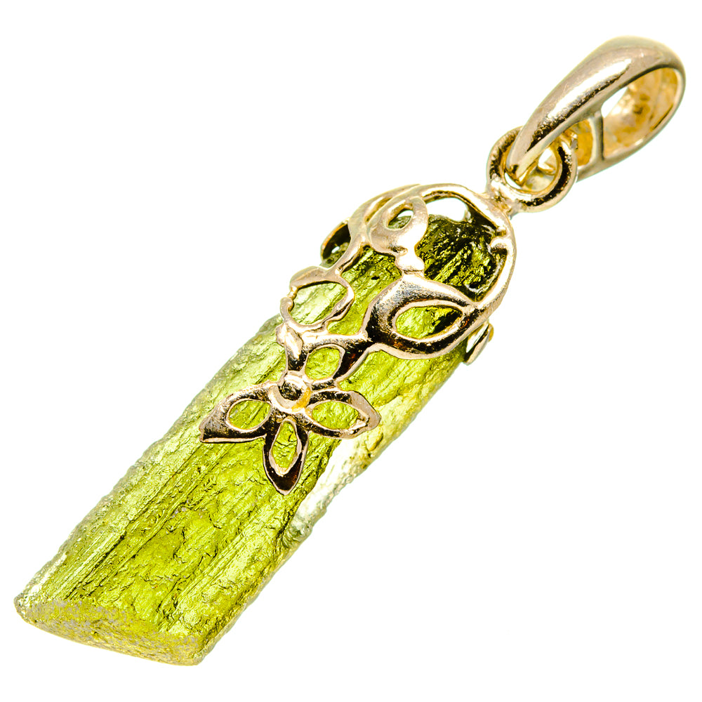 Czech Moldavite Pendants handcrafted by Ana Silver Co - PD755008