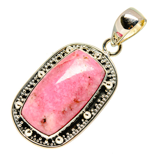 Pink Opal Pendants handcrafted by Ana Silver Co - PD755023