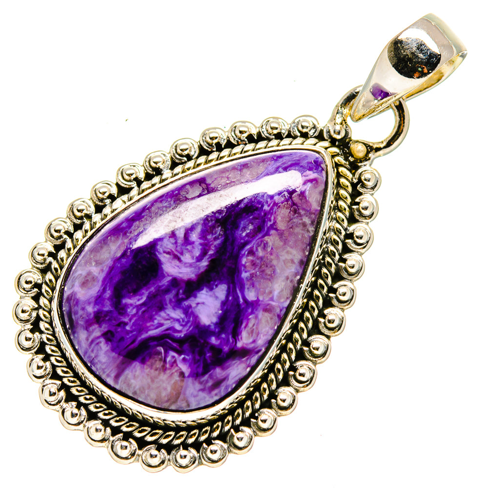 Charoite Pendants handcrafted by Ana Silver Co - PD755033