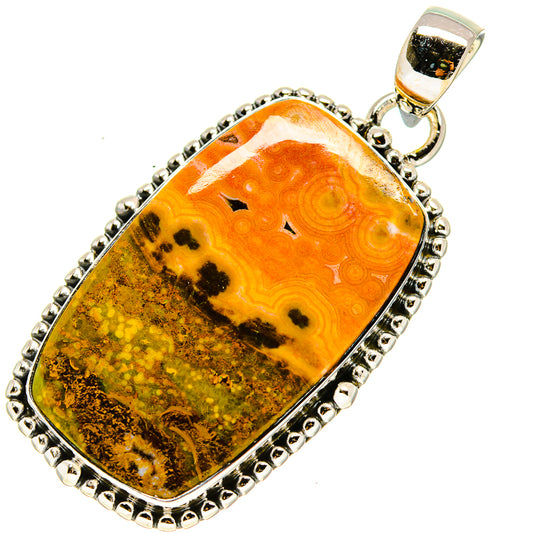 Bumble Bee Jasper Pendants handcrafted by Ana Silver Co - PD755034