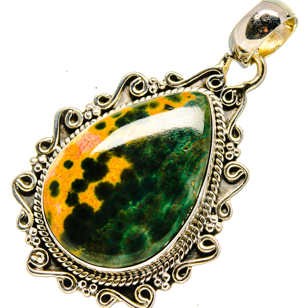 Ocean Jasper Pendants handcrafted by Ana Silver Co - PD755035