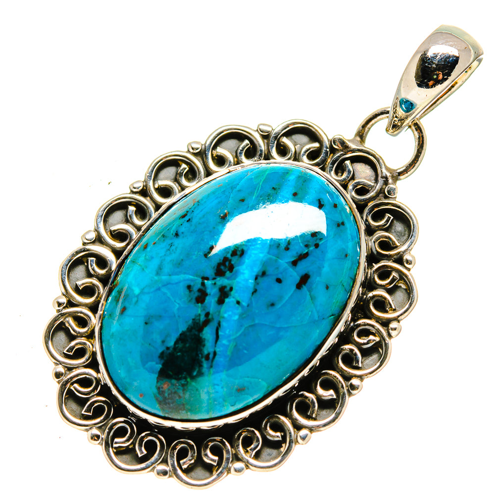 Chrysocolla Pendants handcrafted by Ana Silver Co - PD755036