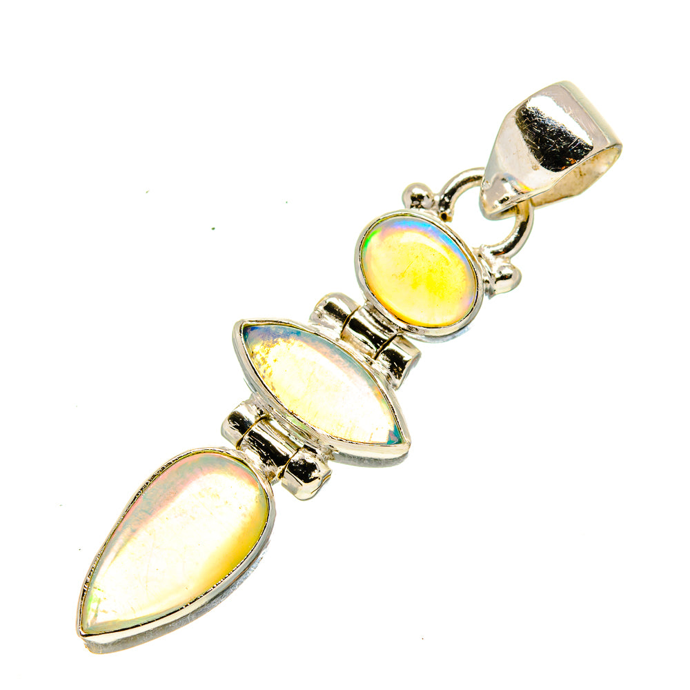 Ethiopian Opal Pendants handcrafted by Ana Silver Co - PD755037