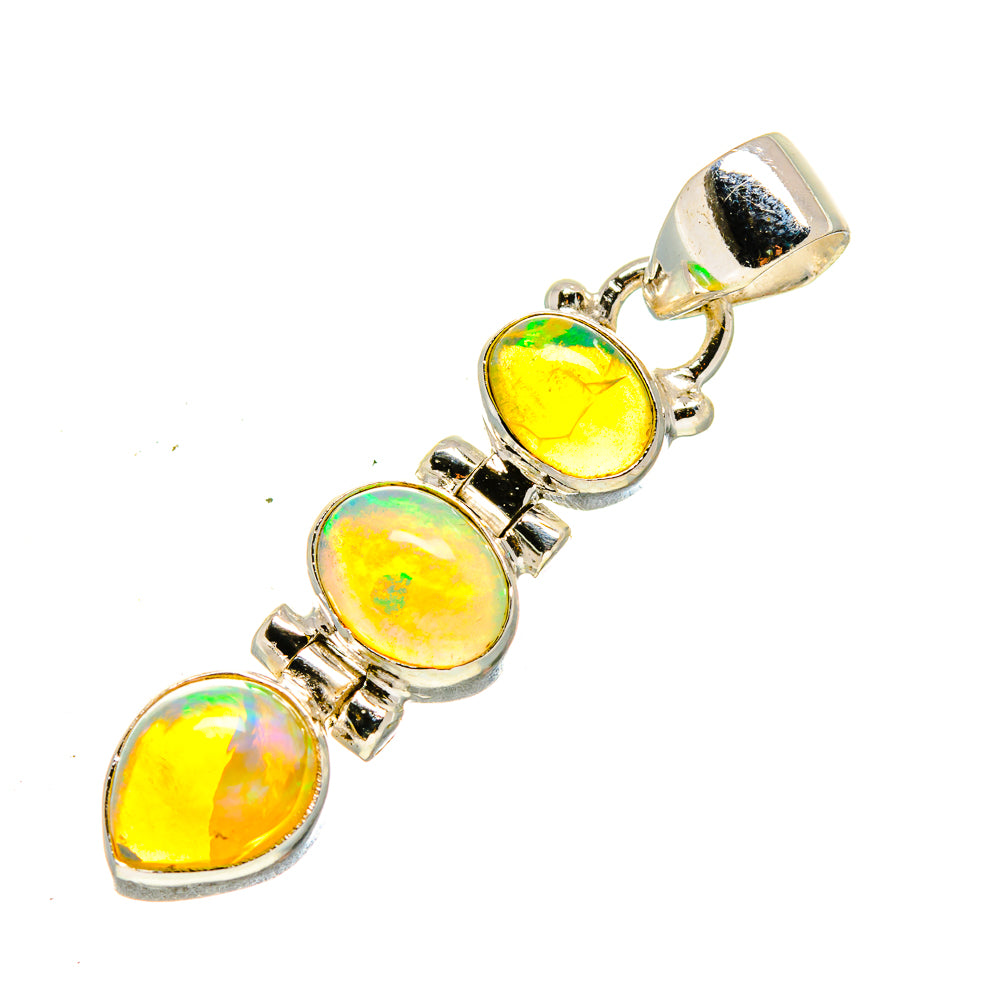 Ethiopian Opal Pendants handcrafted by Ana Silver Co - PD755039