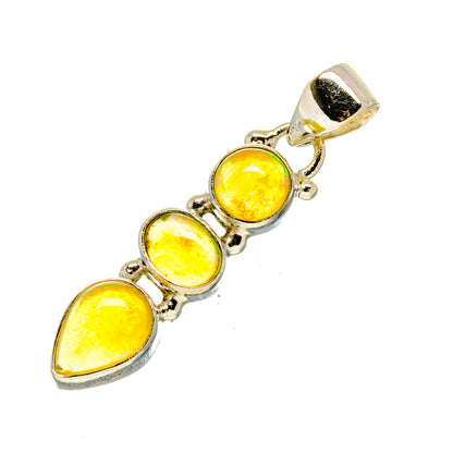 Ethiopian Opal Pendants handcrafted by Ana Silver Co - PD755040