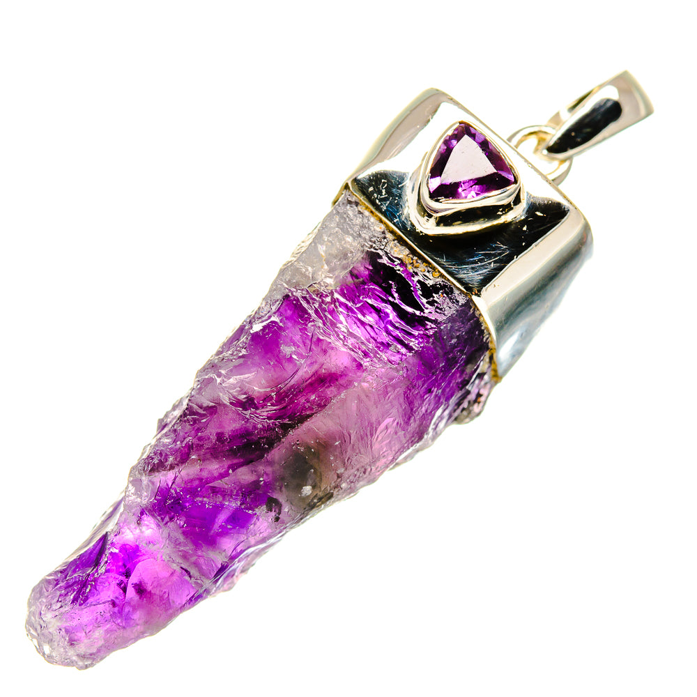 Amethyst Stalactite Pendants handcrafted by Ana Silver Co - PD755058