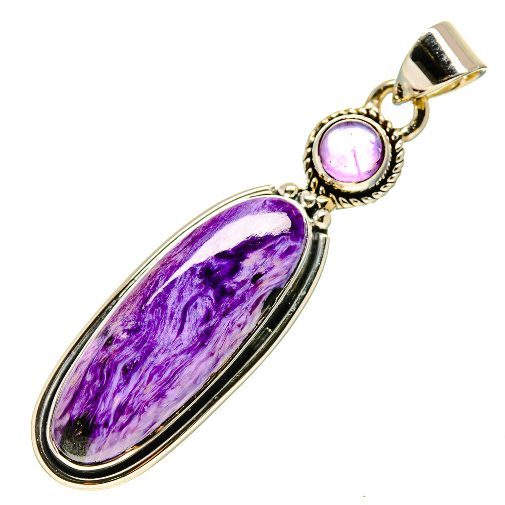 Charoite Pendants handcrafted by Ana Silver Co - PD755063