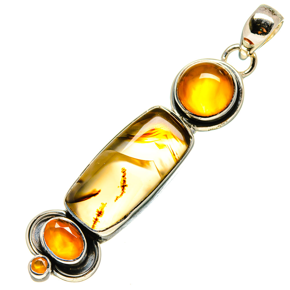 Montana Agate Pendants handcrafted by Ana Silver Co - PD755065