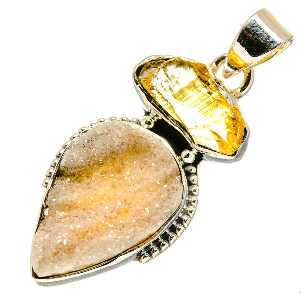 Desert Druzy Pendants handcrafted by Ana Silver Co - PD755069