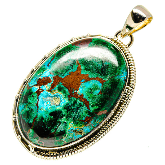 Chrysocolla Pendants handcrafted by Ana Silver Co - PD755070
