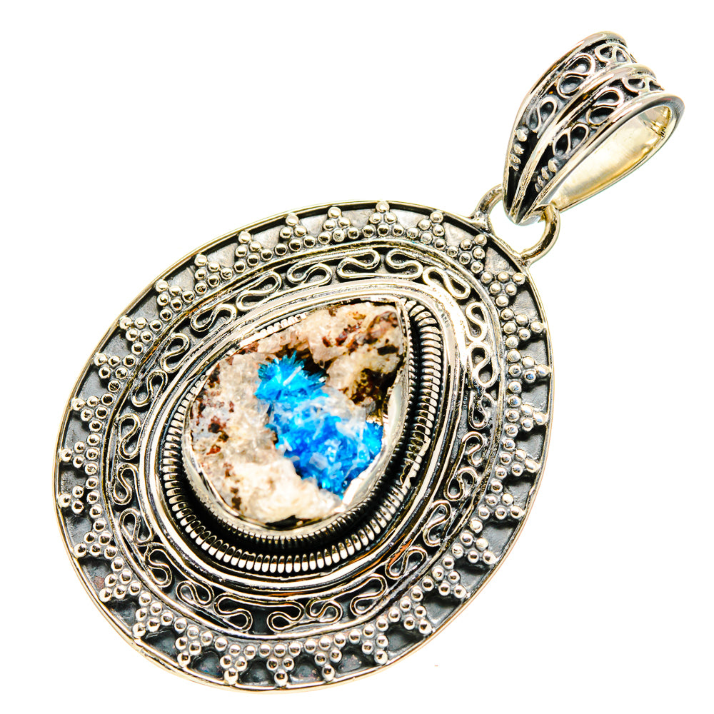 Cavansite Crystal Pendants handcrafted by Ana Silver Co - PD755071
