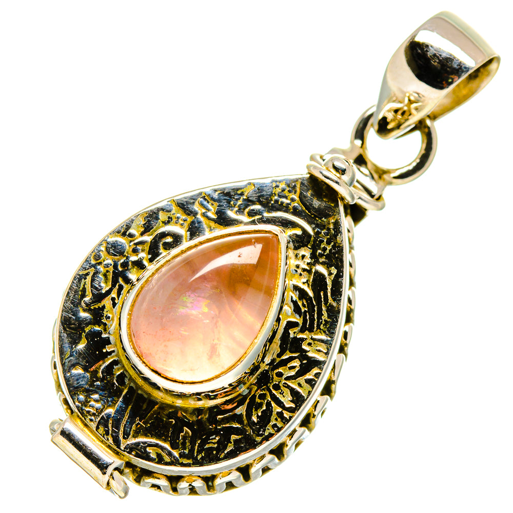 Rose Quartz Pendants handcrafted by Ana Silver Co - PD755089